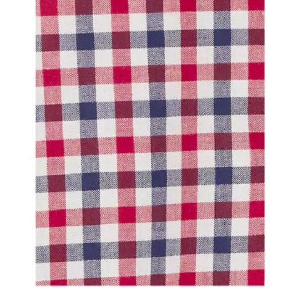 Baby Boys OshKosh B'gosh Check Plaid Romper Patriotic Size 3 6 9 12 months NWT - Picture 2 of 4